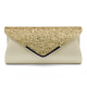 2025 High Quality PU Leather Women Lady Sequins Clutch Bag Evening Wedding Party Prom Handbag Purse Wallet Shinny Shoulder Bags