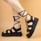 2025 New Summer Martens Women Shoes For Comfy Soft Women Sandals Thick Ladies Sandals Genuine Leather Sandals Large Size 35-44 2025 New Summer Martens Women Shoes For Comfy Soft Women Sandals Thick Ladies Sandals Genuine Leather Sandals Large Size 35-44