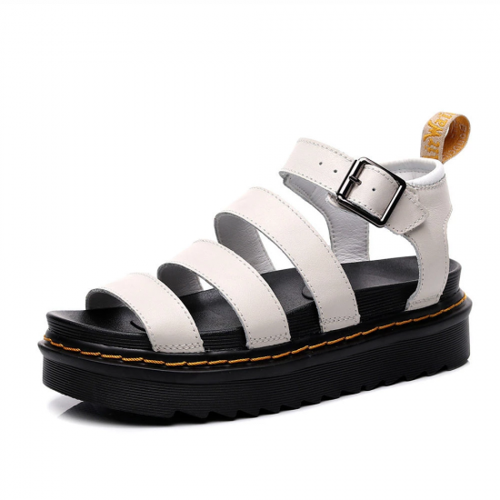 2025 New Summer Martens Women Shoes For Comfy Soft Women Sandals Thick Ladies Sandals Genuine Leather Sandals Large Size 35-44 2025 New Summer Martens Women Shoes For Comfy Soft Women Sandals Thick Ladies Sandals Genuine Leather Sandals Large Size 35-44