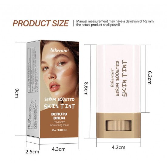 Lakerain Long Lasting Makeup Vegan Cruelty-free Beauty Balm Serum Boosted Skin Tint Foundation