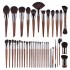 37Pcs MUF Series Wood Handle Aluminium Ferrule High Quality Vegan Makeup Brushes Factory Wholesale Spot Sale