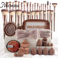 Belleza Professional 40-Piece Beauty Makeup Brush Set Large Combination