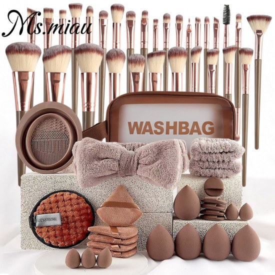 Belleza Professional 40-Piece Beauty Makeup Brush Set Large Combination