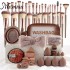 Belleza Professional 40-Piece Beauty Makeup Brush Set Large Combination