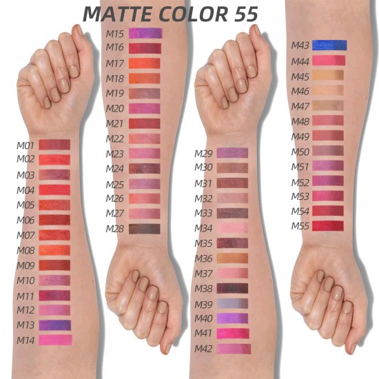 Wholesale Makeup Gift Sets Matte Liquid Lipstick with Lip Liner Set Private Label Lipstick Set