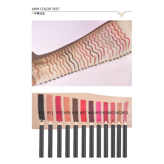 Wholesale Makeup Gift Sets Matte Liquid Lipstick with Lip Liner Set Private Label Lipstick Set